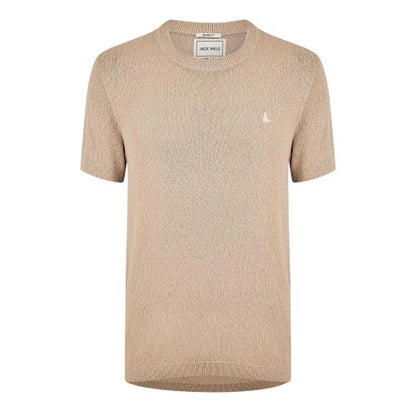 Front - Jack Wills Mens Knitted T-Shirt