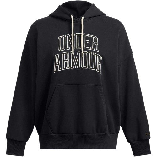Front - Under Armour Womens/Ladies Icon Icon Drop Shoulder Oversized Hoodie