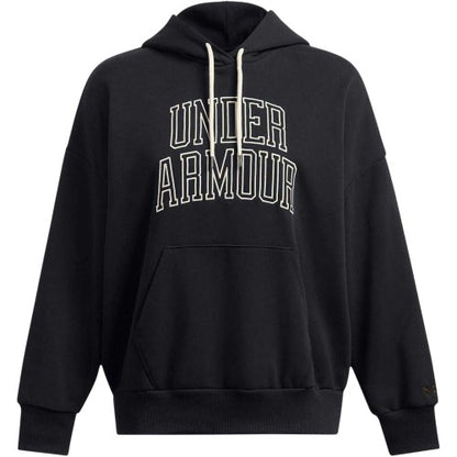 Front - Under Armour Womens/Ladies Icon Icon Drop Shoulder Oversized Hoodie