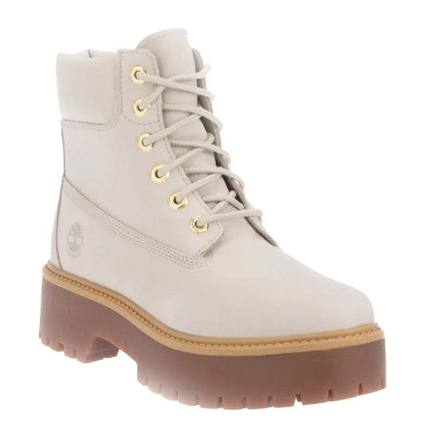 Front - Timberland Womens/Ladies Leather Lace Up Waterproof Ankle Boots