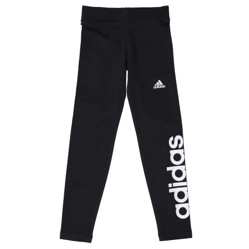Front - Adidas Girls Linear Logo Tights