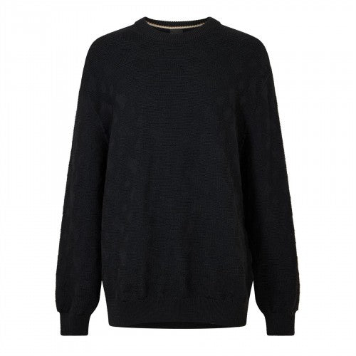 Front - Hugo Boss Mens Palao Knitted Long-Sleeved Top