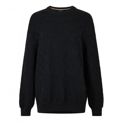 Front - Hugo Boss Mens Palao Knitted Long-Sleeved Top