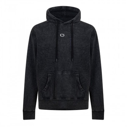 Front - Criminal Damage Mens Galaxy Washed Hoodie