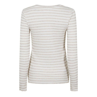 Front - Selected Femme Womens/Ladies Striped Long-Sleeved T-Shirt