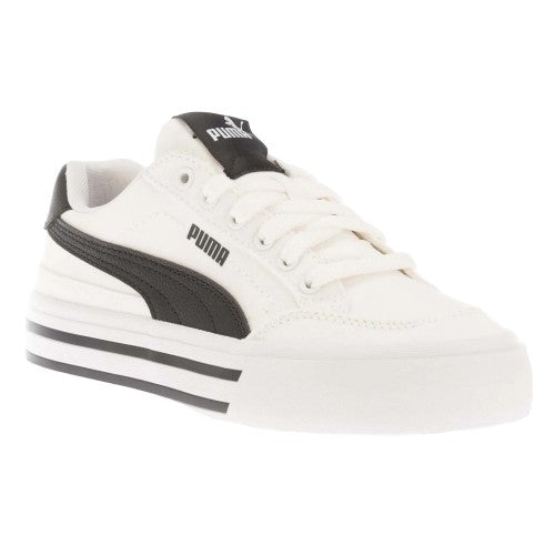 Front - Puma Childrens/Kids Court Classic Vulc Trainers