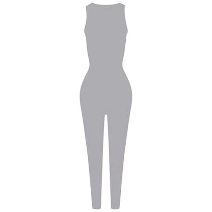 Front - Honeyz Womens/Ladies Slim Sleeveless Jumpsuit