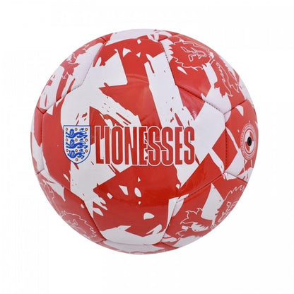 Front - England Lionesses Graphic Print Football
