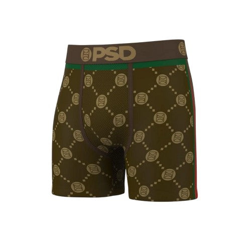 Front - PSD Mens Lux All Over Logo Boxer Briefs