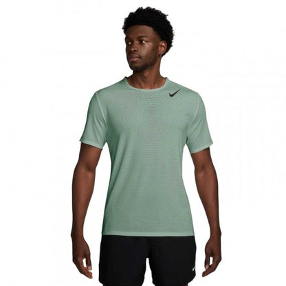 Front - Nike Mens Aero Swoosh Short-Sleeved Top
