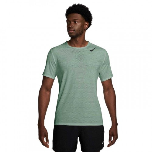 Front - Nike Mens Aero Swoosh Short-Sleeved Top