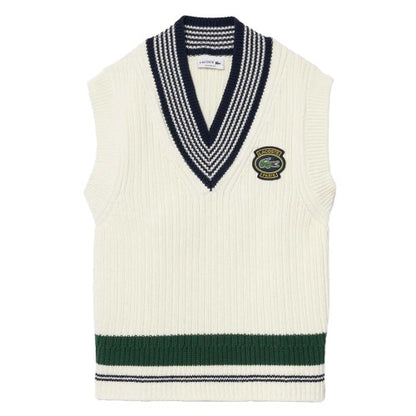 Front - Lacoste Mens Accent Badge Heavy Cotton Tennis Sweatshirt