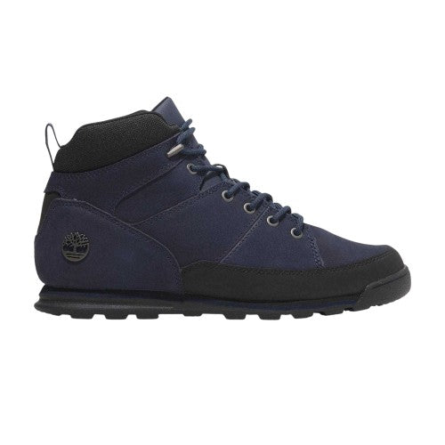 Front - Timberland Mens Euro Rock Leather Mid Cut Boots