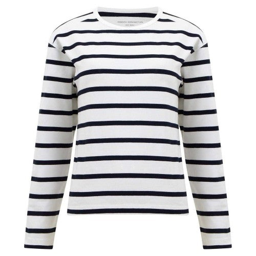 Front - French Connection Womens/Ladies Rallie Crew Neck Long-Sleeved T-Shirt