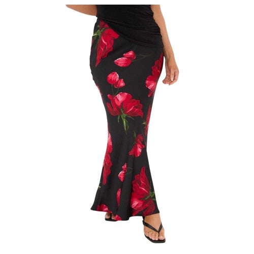 Front - I Saw It First Womens/Ladies Satin Maxi Skirt