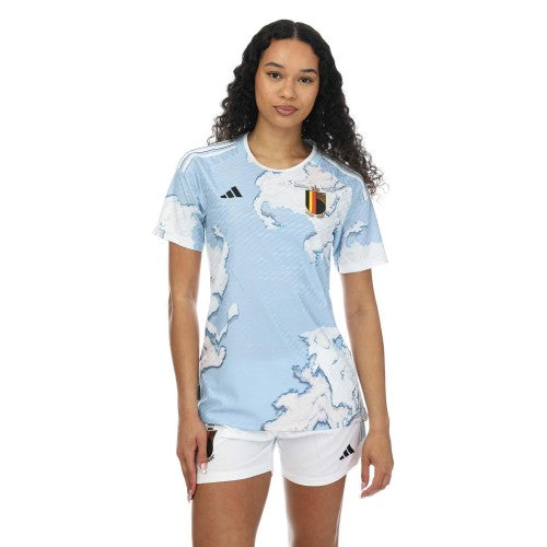 Front - Adidas Womens/Ladies 2022/23 Belgium Away Jersey