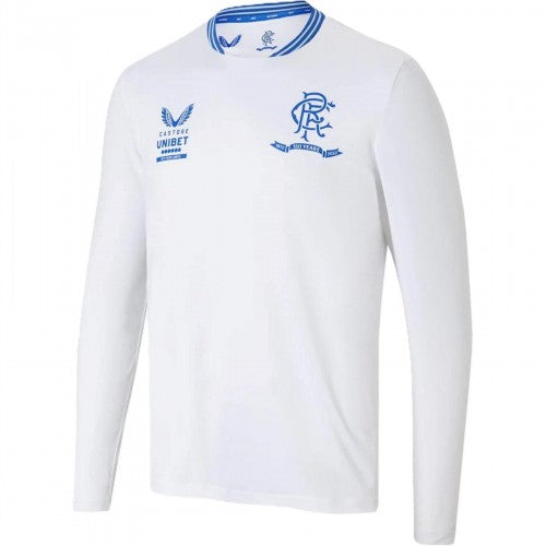 Front - Castore Mens Rangers FC Long-Sleeved Jersey