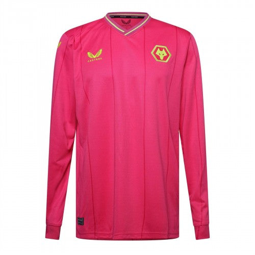 Front - Castore Mens Wolves Long-Sleeved Goalkeeper Jersey