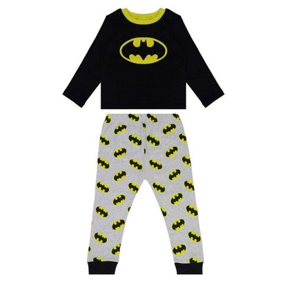 Front - Batman Baby Cotton Long-Sleeved Pyjama Set