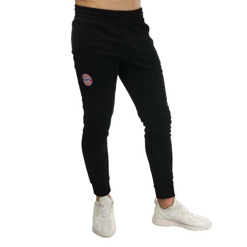 Front - Adidas Mens FC Bayern Munich Jogging Bottoms