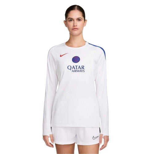Front - Nike Womens/Ladies 2025/2026 Paris Saint Germain FC Long-Sleeved Track Top