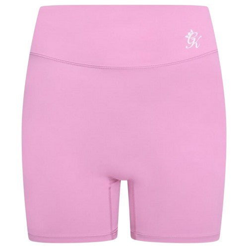 Front - Gym King Womens/Ladies Scrunch Slim Shorts