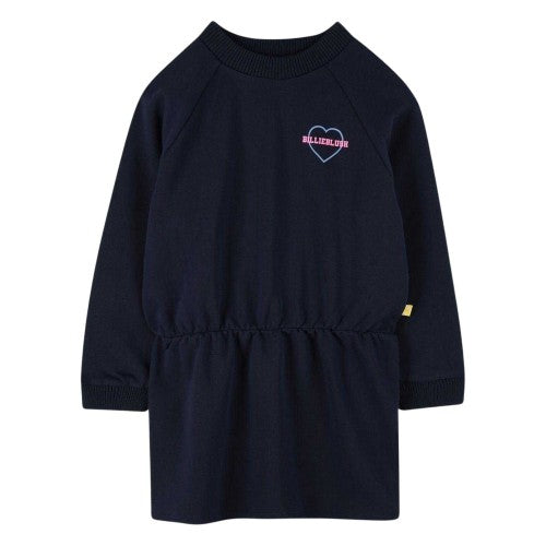 Front - Billieblush Girls Heart Sweatshirt Dress