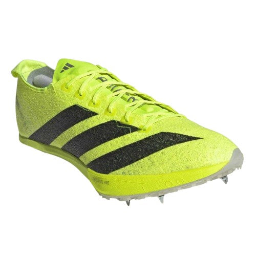 Front - Adidas Mens Adizero 3 Stripes Athletic Shoe Spikes