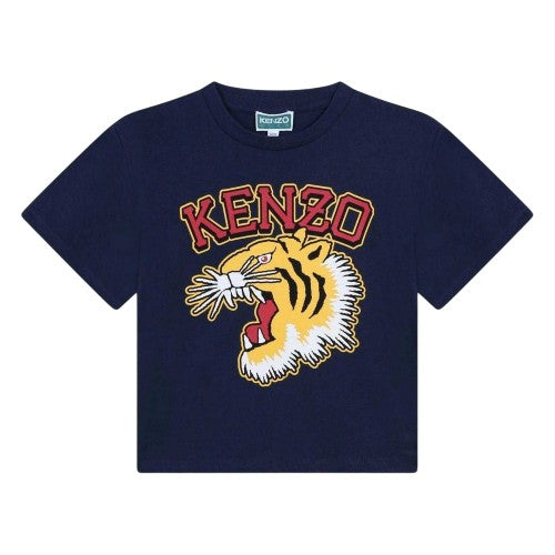Front - Kenzo Childrens/Kids Print Jersey Logo T-Shirt