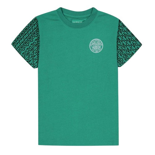 Front - Celtic FC Childrens/Kids Graphic Lightweight T-Shirt