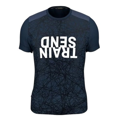 Front - Salewa Mens Train Send Graphic Print T-Shirt