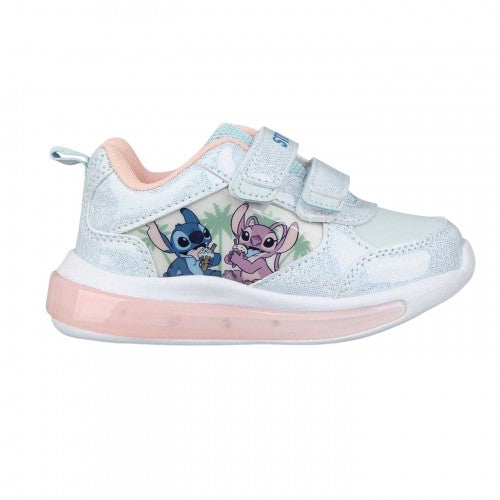 Front - Lilo & Stitch Girls Stitch & Angel Light Up Trainers