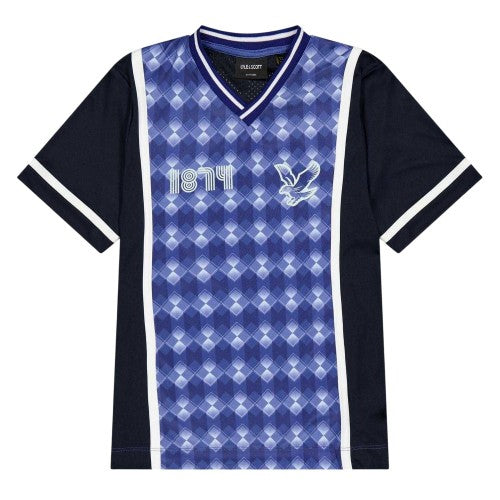 Front - Lyle & Scott Childrens/Kids 1874 Argyle V Neck T-Shirt