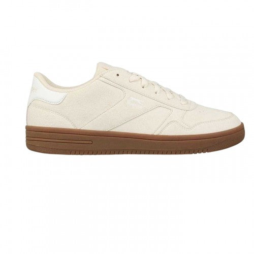 Front - Slazenger Mens Baton Leather Trainers