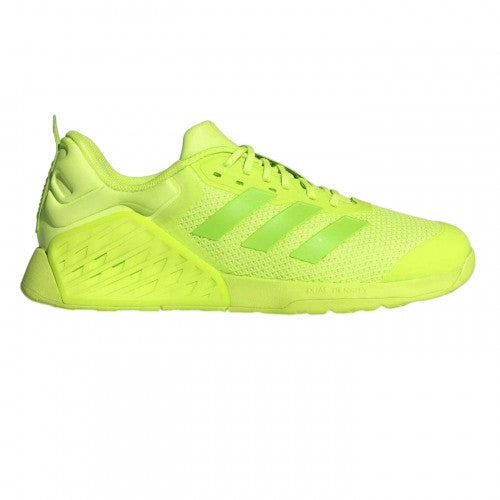 Front - Adidas Mens Dropset 3 Stripes Lace Up Trainers