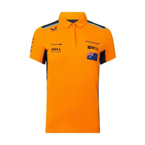 Front - Castore Womens/Ladies McLaren F1 Polo Shirt