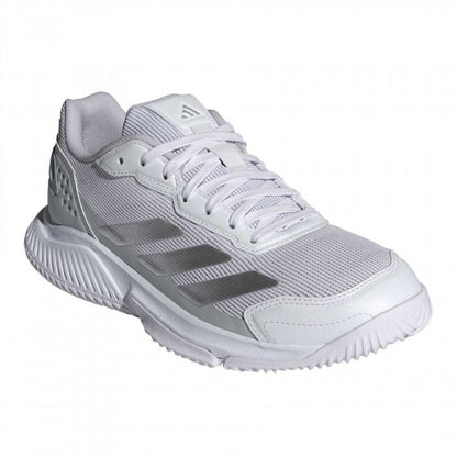 Front - Adidas Womens/Ladies Courtquick Cloudfoam Padel Shoes