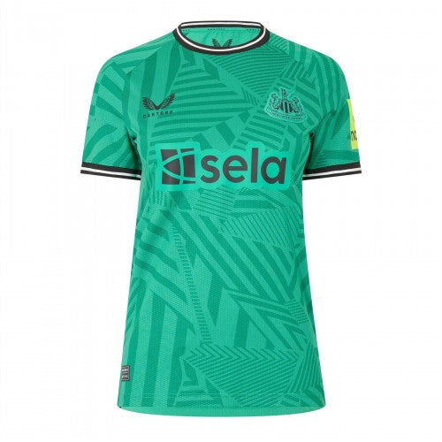 Front - Castore Womens/Ladies 2023/2024 Newcastle United FC Away Jersey