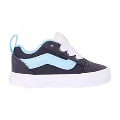 Front - Vans Toddler Knu Skool Retro Low Trainers