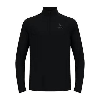 Front - Odlo Mens Essentials Quarter Zip Fleece Top