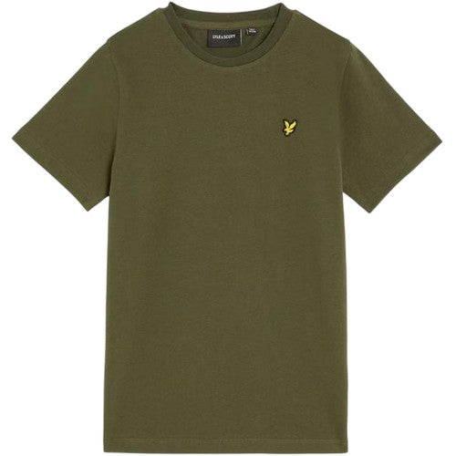 Front - Lyle & Scott Childrens/Kids Embroidered Logo Regular T-Shirt
