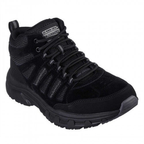 Front - Skechers Mens Oak Canyon Suede Relaxed Fit Trainers