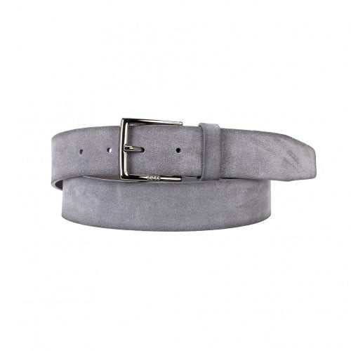 Front - Hugo Boss Mens Rummi Suede Belt