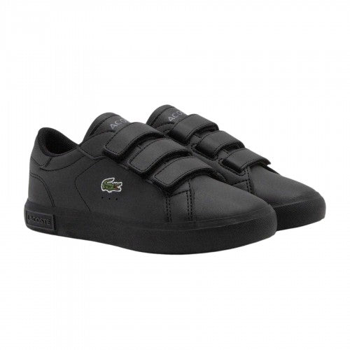 Front - Lacoste Childrens/Kids Powercourt Trainers