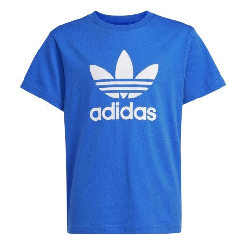 Front - Adidas Childrens/Kids Trefoil Cotton T-Shirt