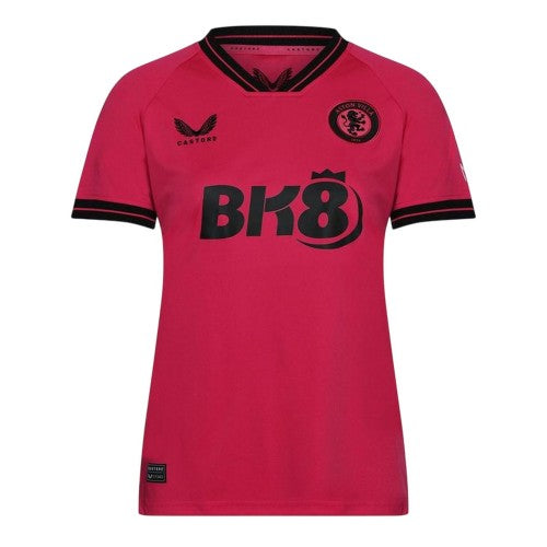 Front - Castore Womens/Ladies 2023/2024 Aston Villa FC Goalkeeper Jersey