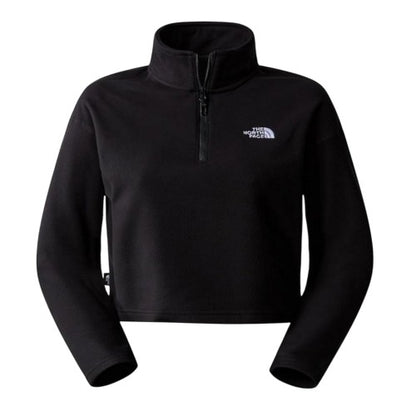 Front - The North Face Womens/Ladies 100 Glacier Cropped Fleece Top