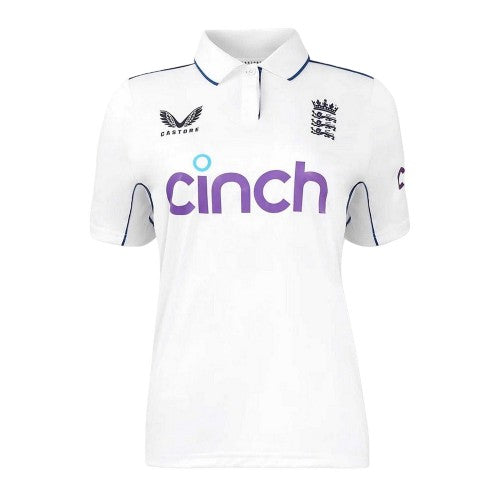 Front - Castore Womens/Ladies England Cricket T-Shirt