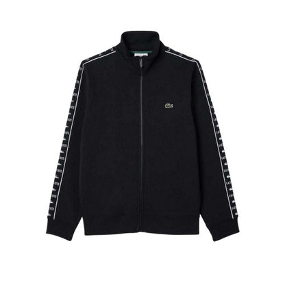 Front - Lacoste Mens Stripe Full Zip Sweatshirt