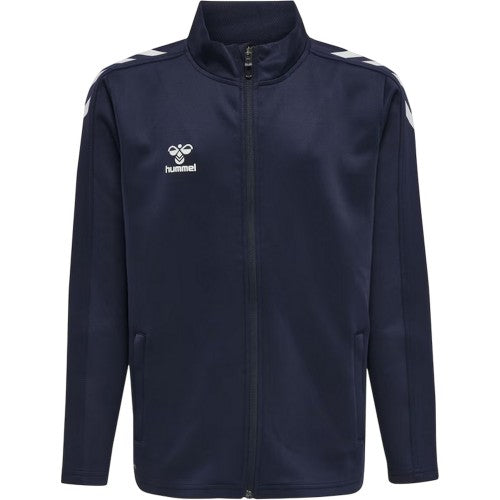 Front - Hummel Mens Zip Neck Athletic Track Jacket